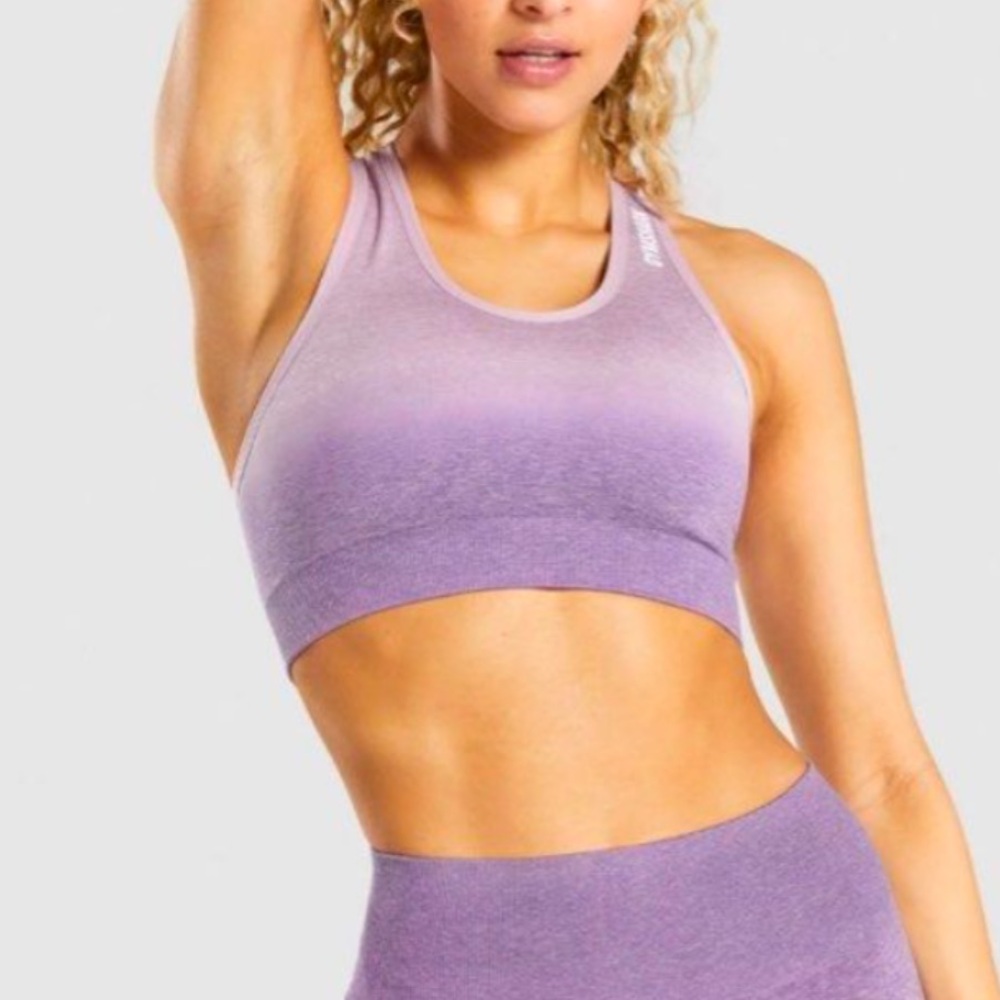 Gymshark adapt ombré seemless sports bra